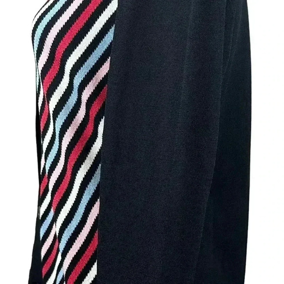 Doncaster colorful striped cardigan sweater size large - Picture 8 of 9